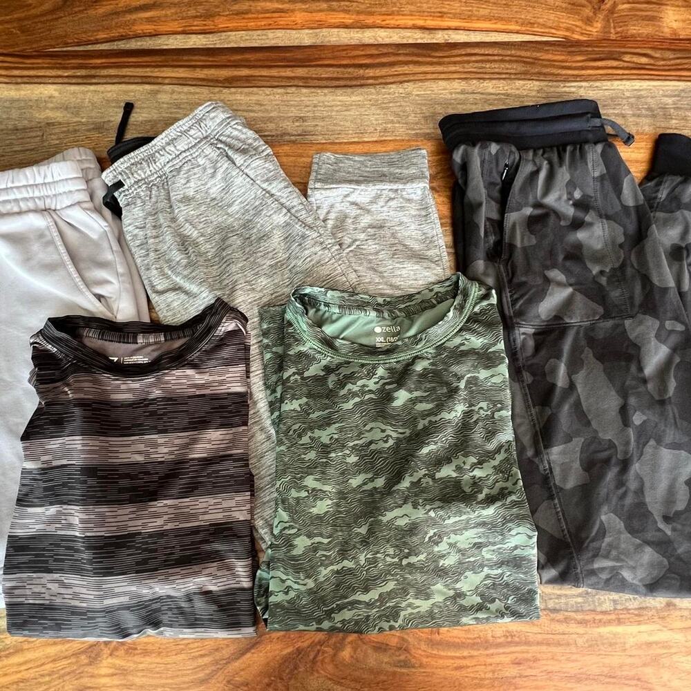 Zella kids bundle XL/XXL : 2 tops, 2 joggers & 1 shorts